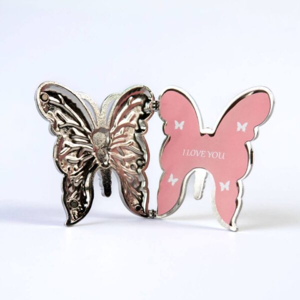 Pink Butterfly Quote "I Love You"