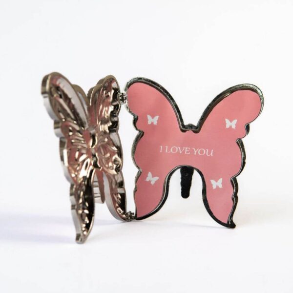 Pink Butterfly Quote "I Love You" - Image 3